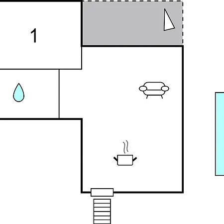 Apartamento One-bedroom In Biograd Na Moru